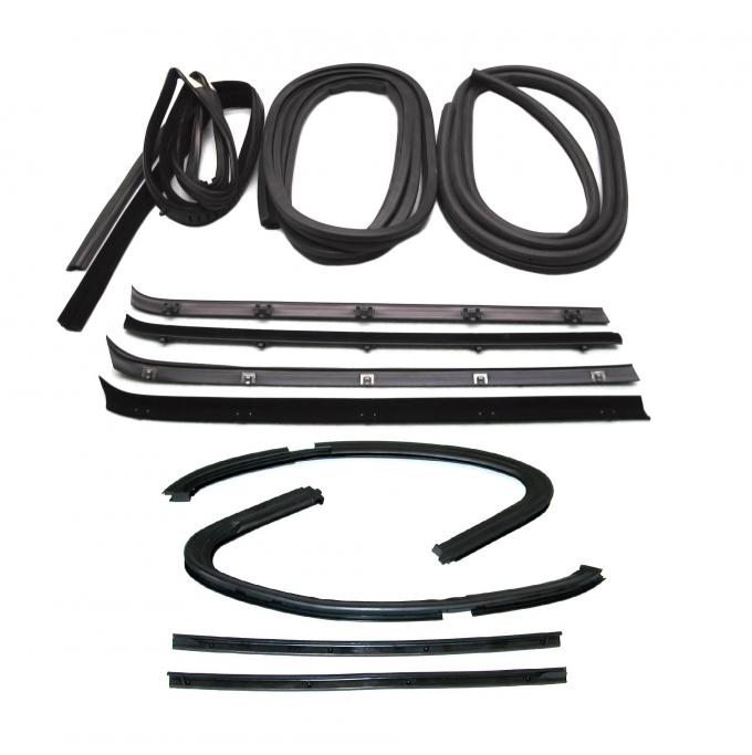 Fairchild Industries Belt, Channel, Seal and Vent Window Seal Kit, Inner & Outer belts, Complete Glass Run, Door Seals, Vent Window Vertical and Front Run Driver side and Passenger side KG1008-12