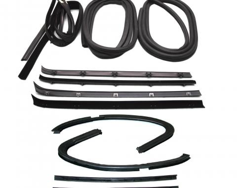 Fairchild Industries Belt, Channel, Seal and Vent Window Seal Kit, Inner & Outer belts, Complete Glass Run, Door Seals, Vent Window Vertical and Front Run Driver side and Passenger side KG1008-12