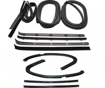 Fairchild Industries Belt, Channel, Seal and Vent Window Seal Kit, Inner & Outer belts, Complete Glass Run, Door Seals, Vent Window Vertical and Front Run Driver side and Passenger side KG1008-12