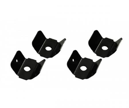 Rear Armrest Brackets, Coupe, 67-69