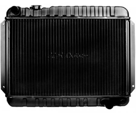 El Camino Radiator, Big Block, 4-Row, For Cars With Automatic Transmission & Air Conditioning, Desert Cooler, U.S. Radiator, 1966-1967