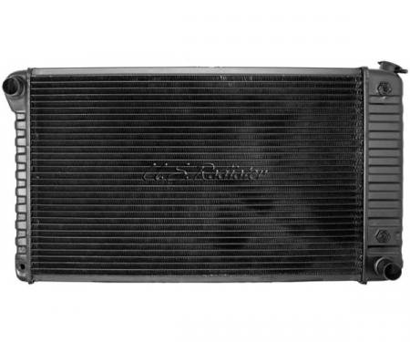 Chevelle Radiator, Big Block, 4-Row, For Cars With Automatic Transmission & Without Air Conditioning, Desert Cooler, U.S. Radiator, 1968-1971