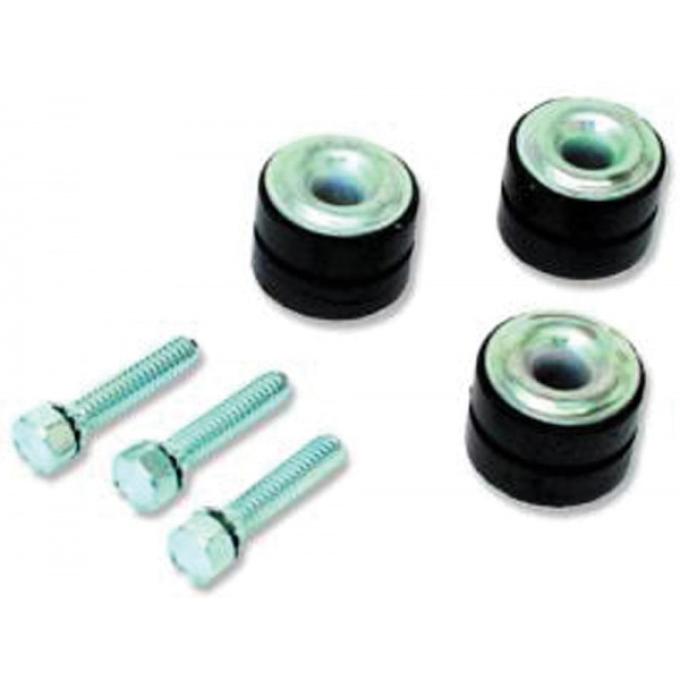 El Camino Wiper System Related Bolts Wiper Motor & Insulators Grommets, 8 Pieces, 1964-1966