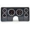 Malibu Instrument Cluster Panel, Carbon Fiber Finish, With Sport Comp Gauges, 1982-1983