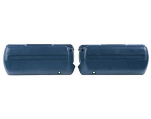 El Camino Arm Rest Bases, Dark Blue, 1968-1972