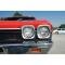 El Camino Headlight Bezels, Inner & Outer, Left, 1968