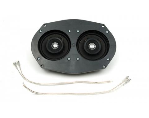 Chevelle Speakers, Dual Front, 50 Watt, For Cars With Factory Mono Radio, 1970-1972