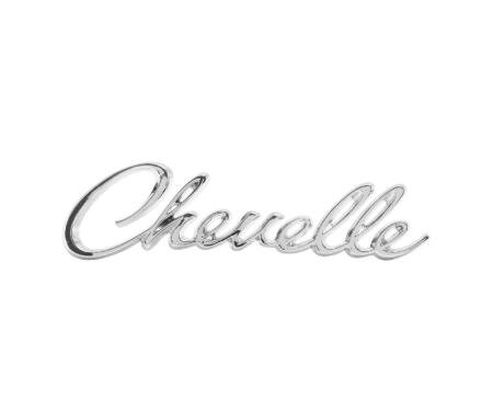 Trim Parts 68-69 Chevelle Front Header Panel Emblem, Chevelle, Each 4598