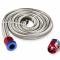 Mr. Gasket Braided Steel Fuel Line Kit, 3/8 Inch X 3 Foot 1526