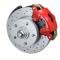 Leed Brakes Power Front Kit with Drilled Rotors and Red Powder Coated Calipers RFC1002-N605X