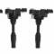 Accel Ignition Coils, General Motors 2.0L Turbo, 2.5L, Engines, Black, 4-Pack 140086K-4