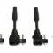 Accel Ignition Coils, General Motors 2.0L Turbo, 2.5L, Engines, Black, 4-Pack 140086K-4