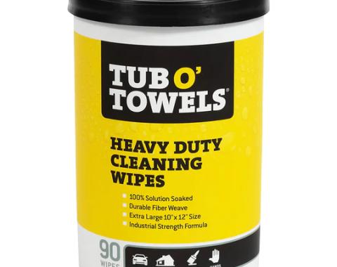 Tub O' Towels Heavy Duty Cleaning Wipes, 90-Count