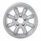 Legendary Wheels 1964-1973 Ford Mustang LW 80 17x7 "T/a" Alloy Rim, Silver LW80-70754S