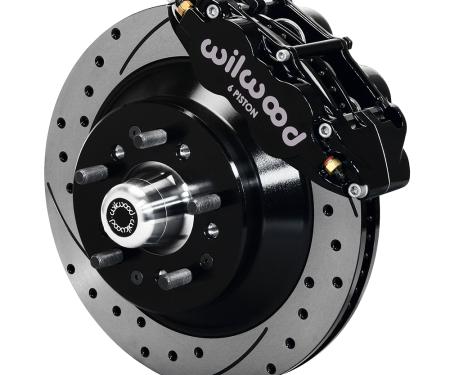 Wilwood Brakes Forged Narrow Superlite 6R Big Brake Front Brake Kit (Hub and 1PC Rotor) 140-12271-D