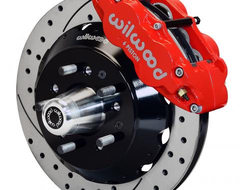 Wilwood Brakes Forged Narrow Superlite 6R Big Brake Front Brake Kit (Hub) 140-10238-DR