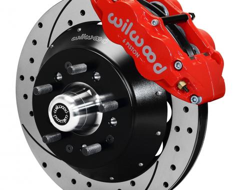 Wilwood Brakes Forged Narrow Superlite 6R Big Brake Front Brake Kit (Hub) 140-9804-DR