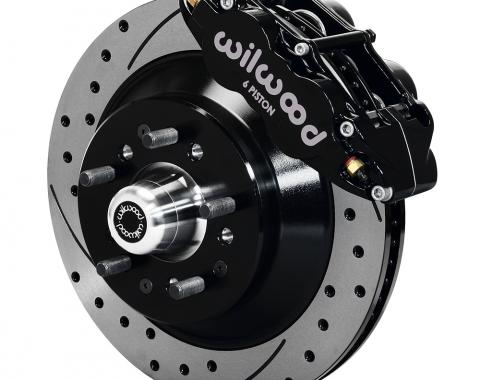 Wilwood Brakes Forged Narrow Superlite 6R Big Brake Front Brake Kit (Hub and 1PC Rotor) 140-12278-D