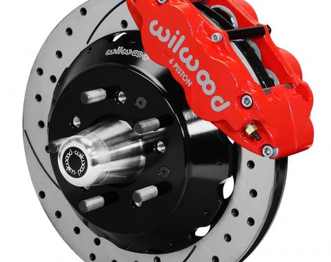 Wilwood Brakes Forged Narrow Superlite 6R Big Brake Front Brake Kit (Hub) 140-10284-DR