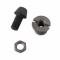 Lakewood Clutch Fork Pivot Ball, Adjustable, Chevy / Pontiac / Oldsmobile, Steel, Black Oxide 15501