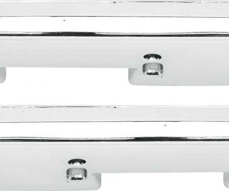 OER 1962-67 Chrome Rear Arm Rest Bases - Pair N7954