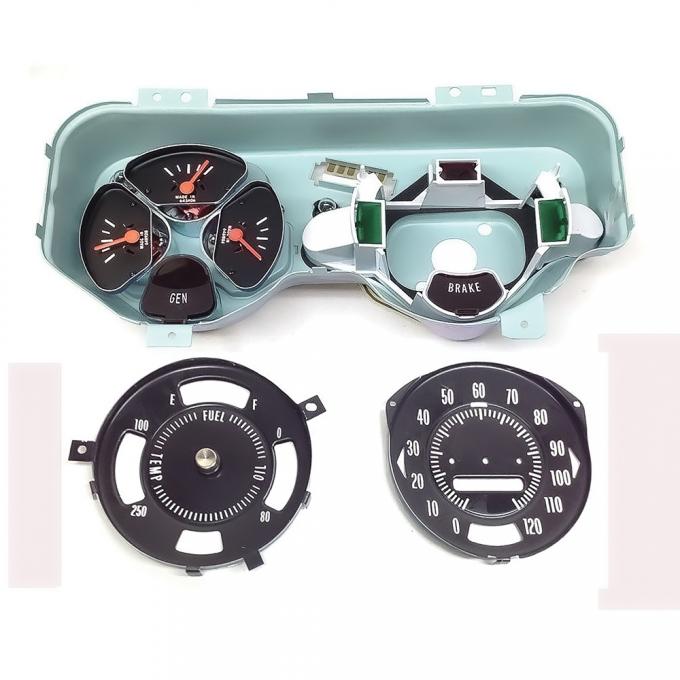 OER 1969-71 Pontiac GTO, Lemans, Grand Prix, Rally Gauge Conversion, Instrument Cluster IN5345G