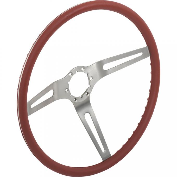 OER 1969-72 GM, Comfort Grip Cushioned Steering Wheel, 3-Spoke, Silver ...