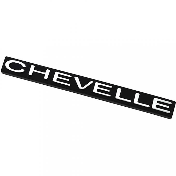 OER 1970 Chevelle, Grill Emblem, Chevelle Nameplate, Diecast Emblem With Bracket 3975396