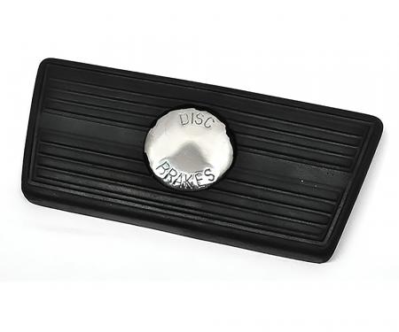 OER 1967-1972 Chevrolet El Camino, Chevelle, Malibu, Automatic Transmission, Brake Pedal Pad/Cover IN3496A