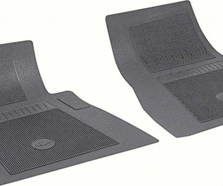 OER Chevrolet 2 Piece Black Front Bow Tie Floor Mat Set FP72001