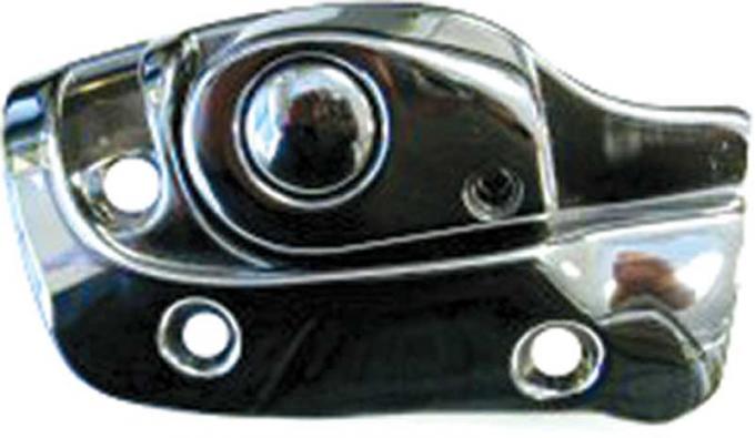 OER 1965-70 Impala, GM Full Size, Convertible Sunvisor Support Bracket, Polished Chrome, Drivers Side B9262L