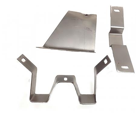 OER 1968-72 Pontiac GTO, LeMans, Tempest, Manual Transissions, Floor Console, Mounting Bracket Set, 3 Pieces CP1580G