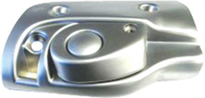 OER 1965-70 Impala, GM Full Size, Convertible Sunvisor Support Bracket, Brushed Chrome, Passenger Side B9263R