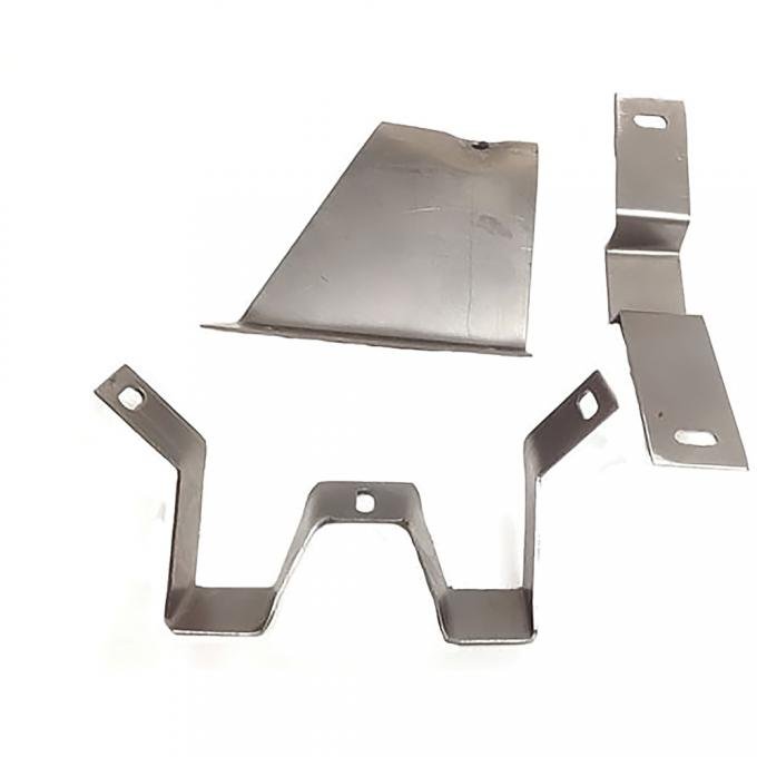 OER 1968-72 Pontiac GTO, LeMans, Tempest, Manual Transissions, Floor Console, Mounting Bracket Set, 3 Pieces CP1580G